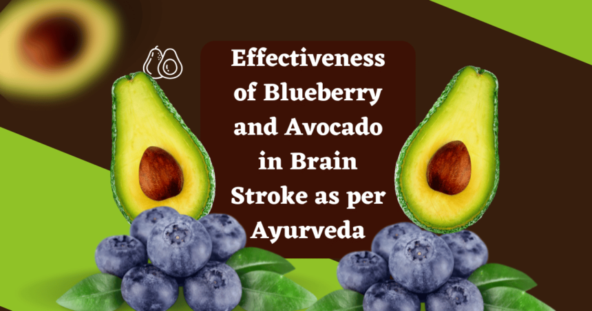 Effectiveness of Blueberry and Avocado in Hemorrhagic Infarction (Brain Stroke) as per Ayurveda