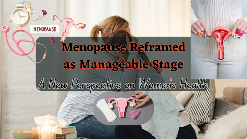 Menopause Reframed as Manageable Stage: 1 Perspective on Women's Health